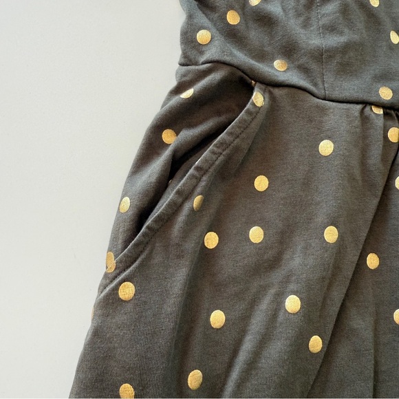 Boden-Melinda Green and Gold- Polka Dot- Tank Dress-Pockets-Spring- Size 8 - Picture 11 of 12